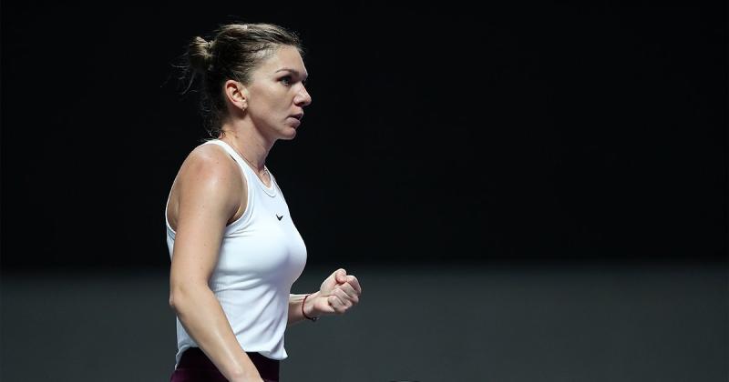 Simona Halep salveaza o minge de meci si o invinge pe Bianca Andreescu